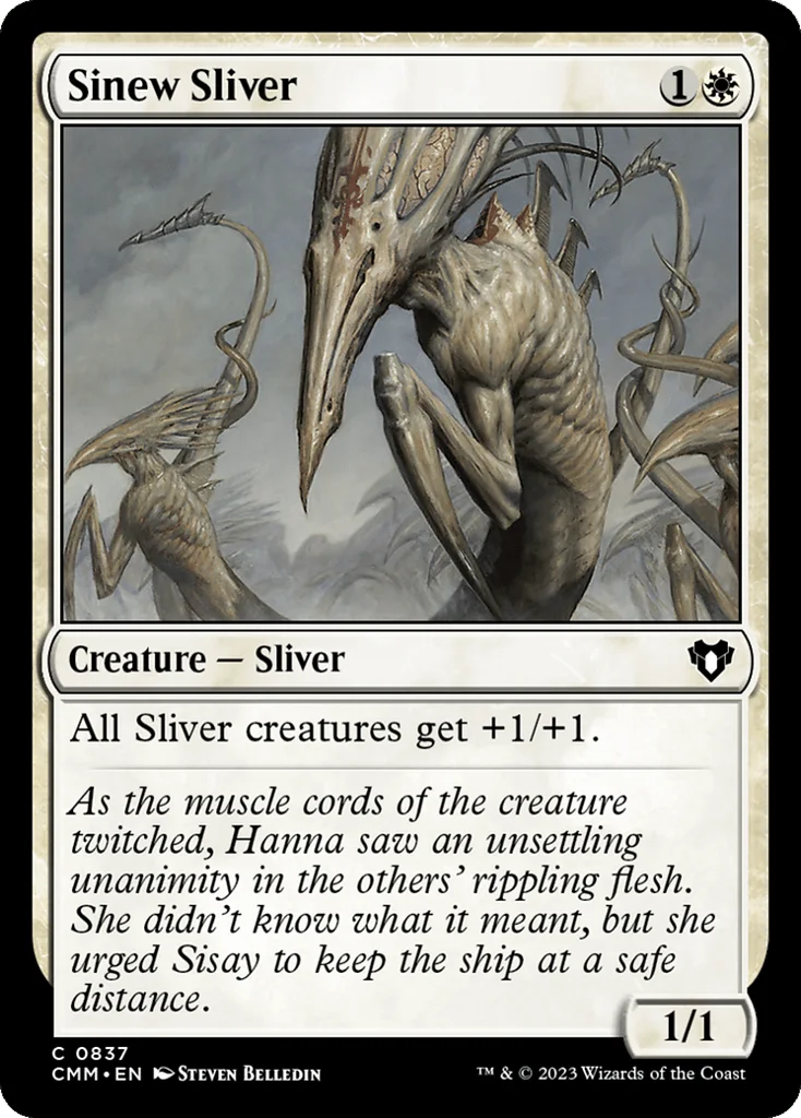 Sinew Sliver · Commander Masters