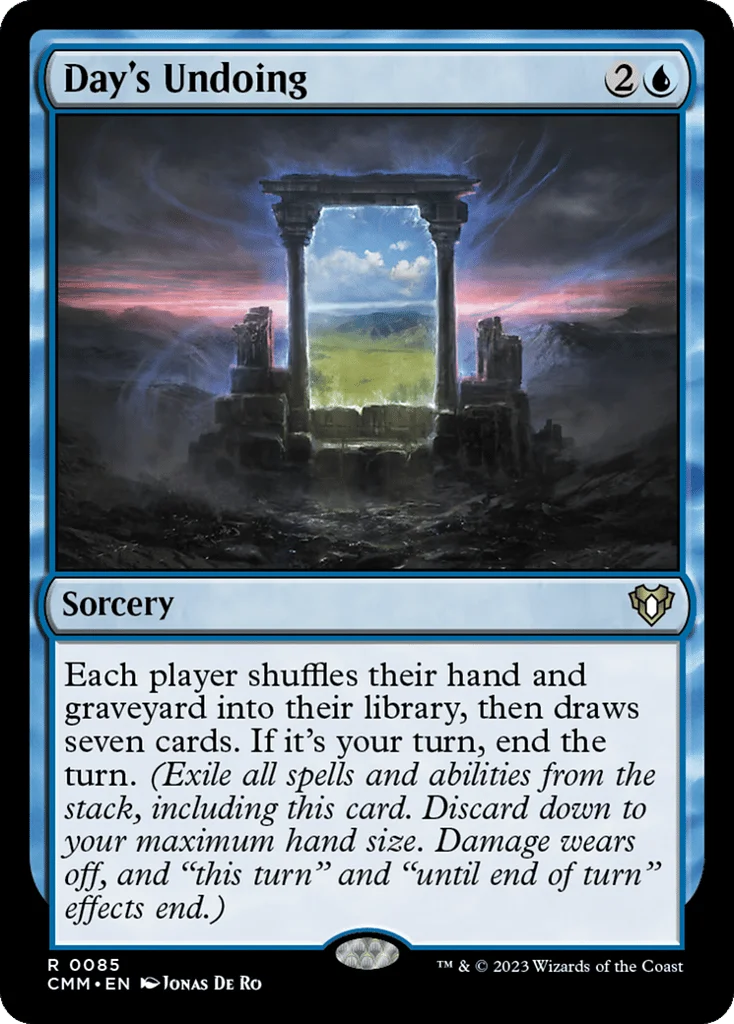 Day's Undoing · Commander Masters