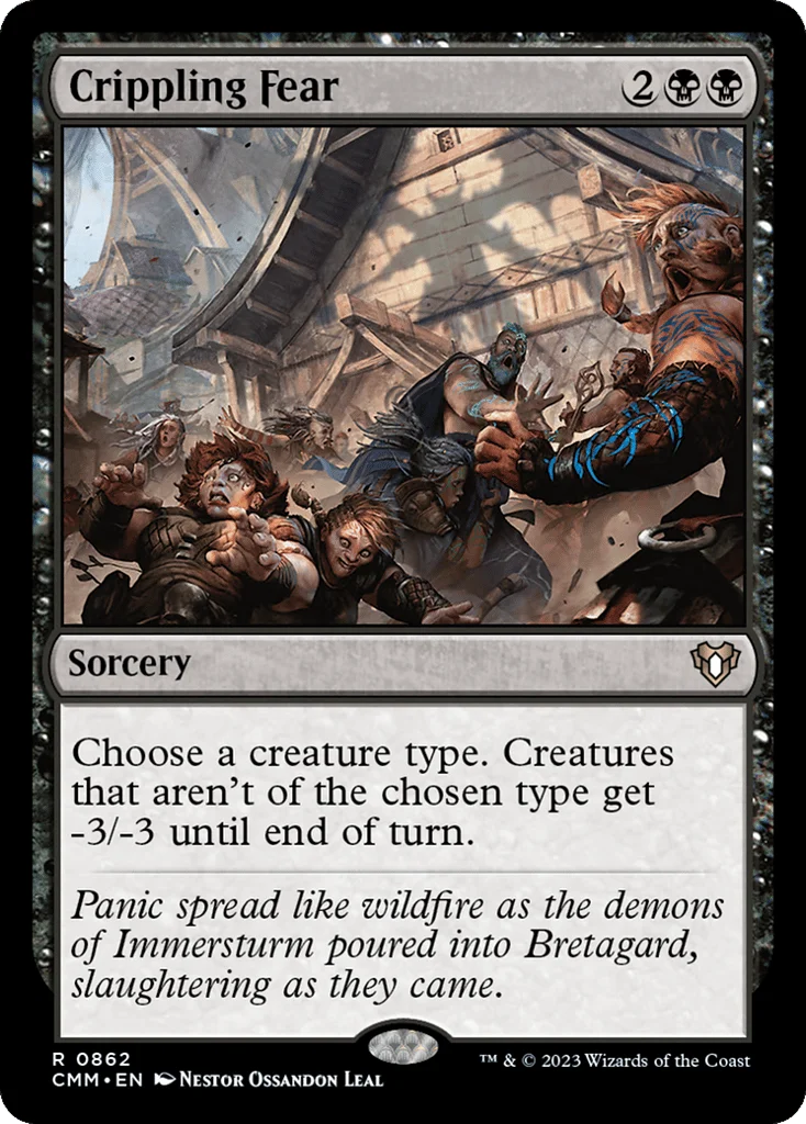 Crippling Fear · Commander Masters