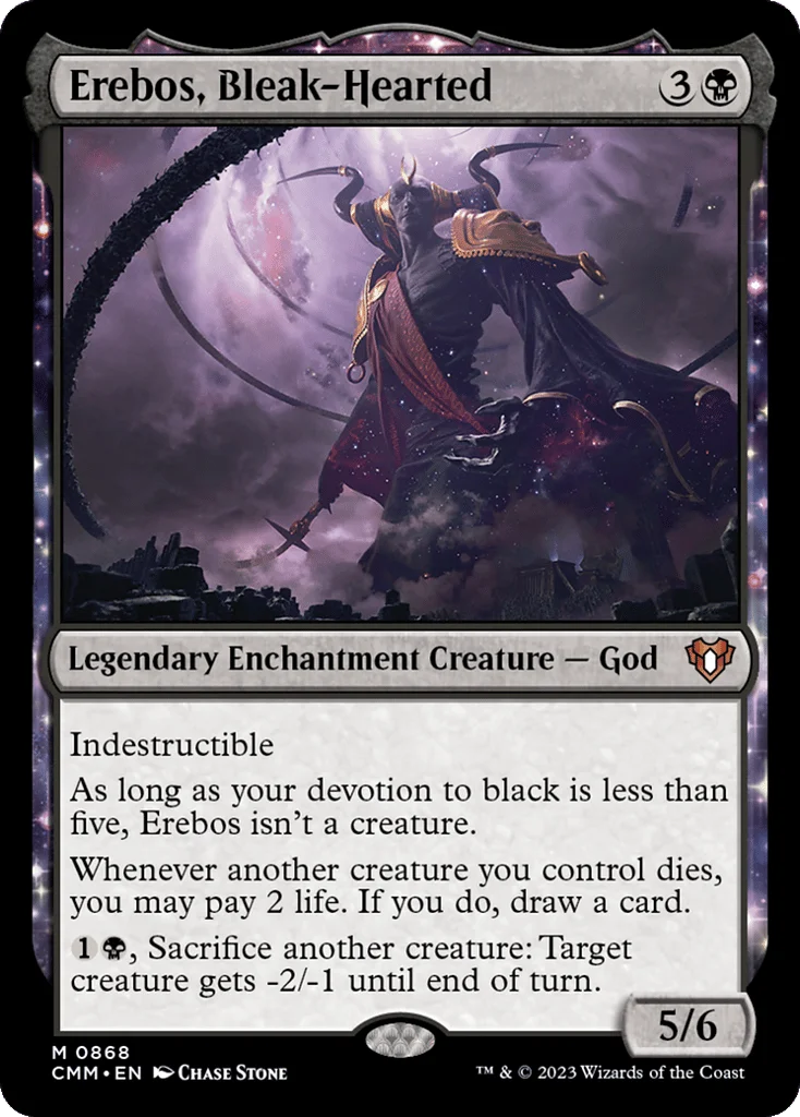Erebos, Bleak-Hearted · Commander Masters