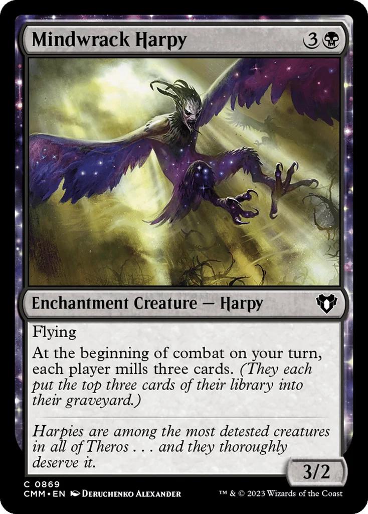 Mindwrack Harpy · Commander Masters