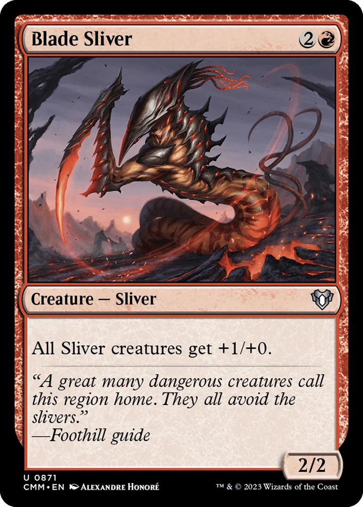 Blade Sliver · Commander Masters