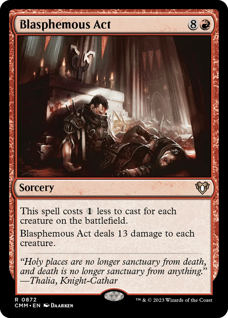 Blasphemous Act · Commander Masters