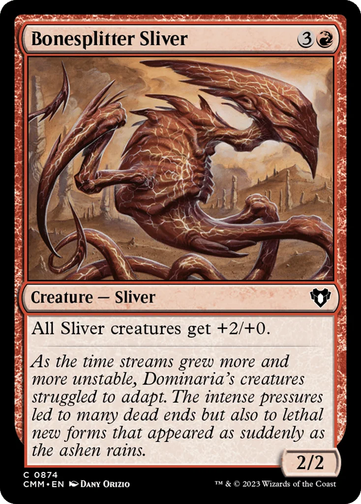 Bonesplitter Sliver · Commander Masters