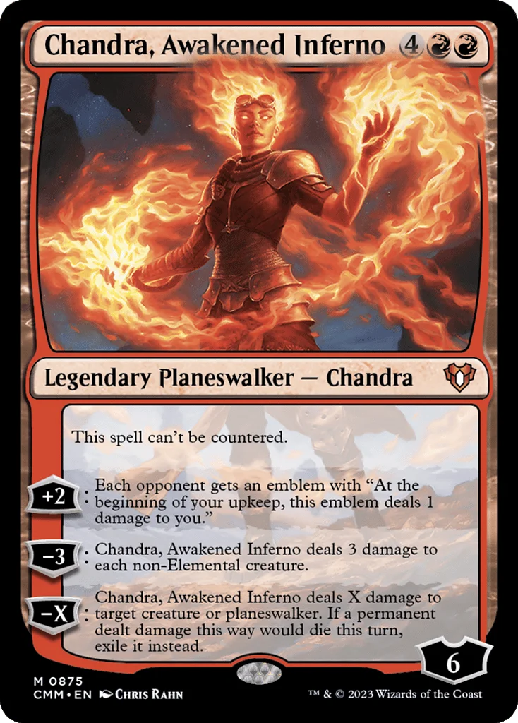 Chandra, Awakened Inferno · Commander Masters