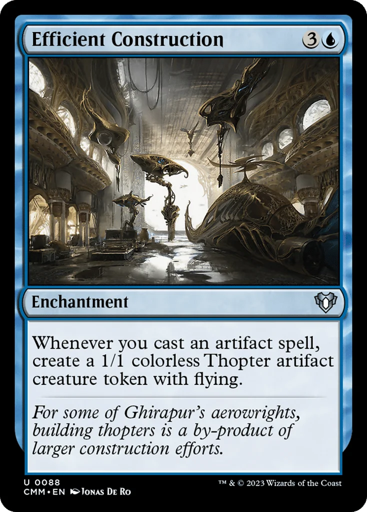 Efficient Construction · Commander Masters