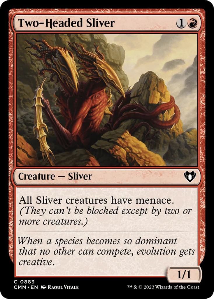 Two-Headed Sliver · Commander Masters
