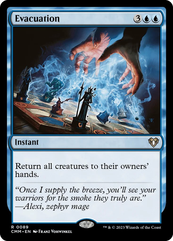 Evacuation · Commander Masters