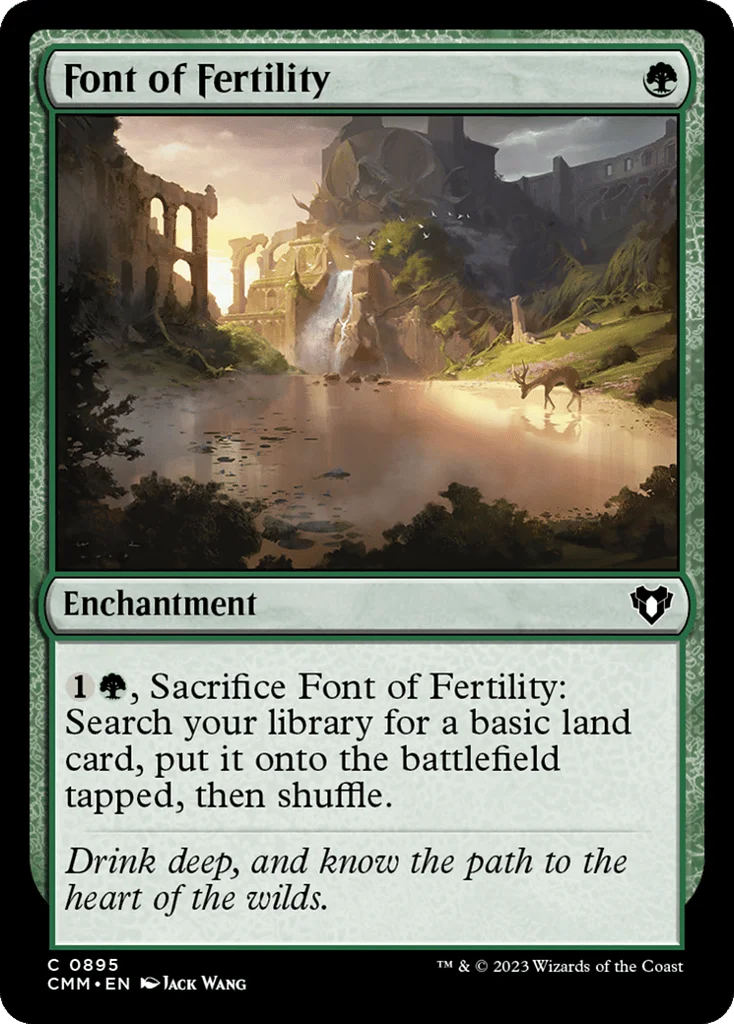 Font of Fertility · Commander Masters