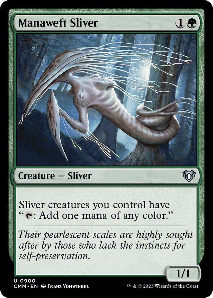 Manaweft Sliver · Commander Masters