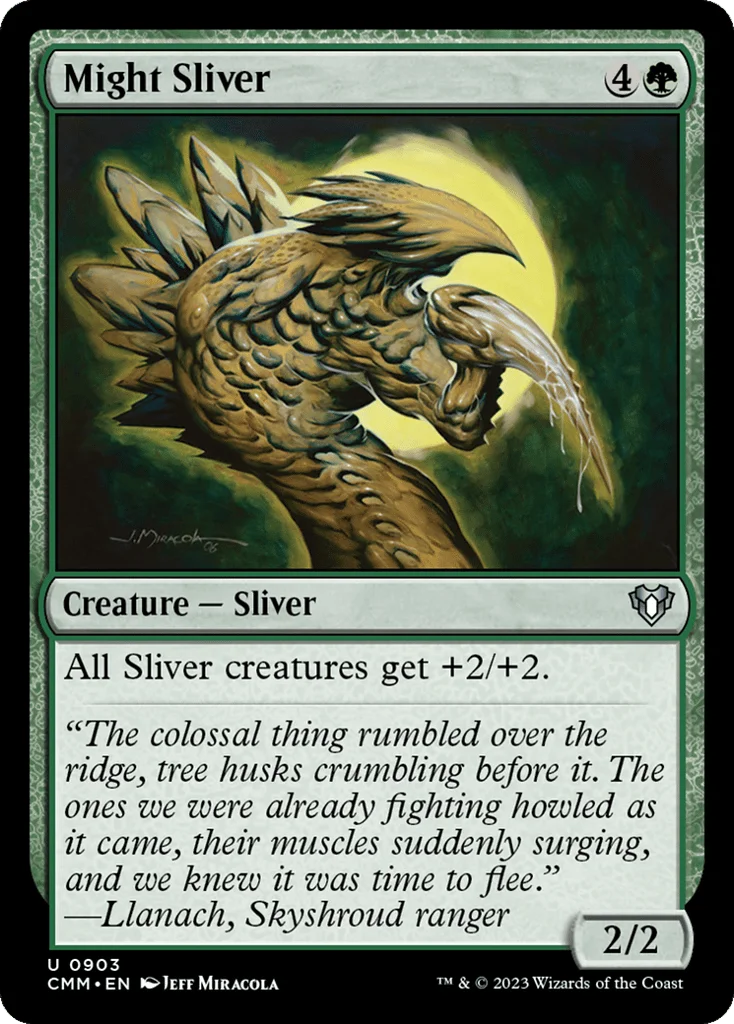 Might Sliver · Commander Masters