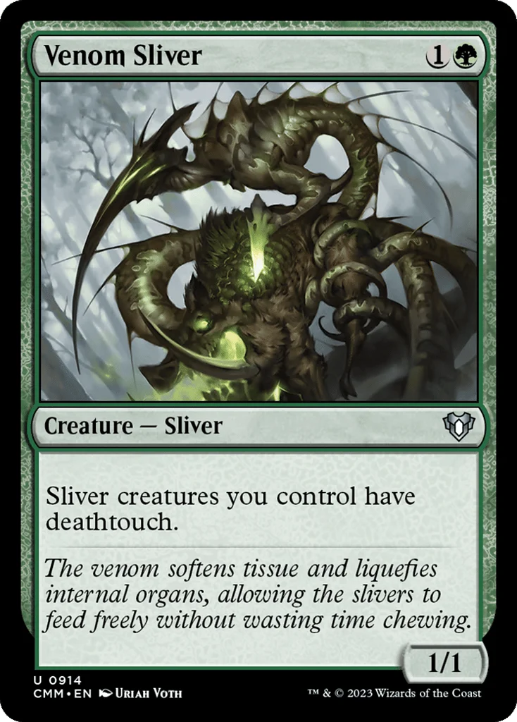 Venom Sliver · Commander Masters