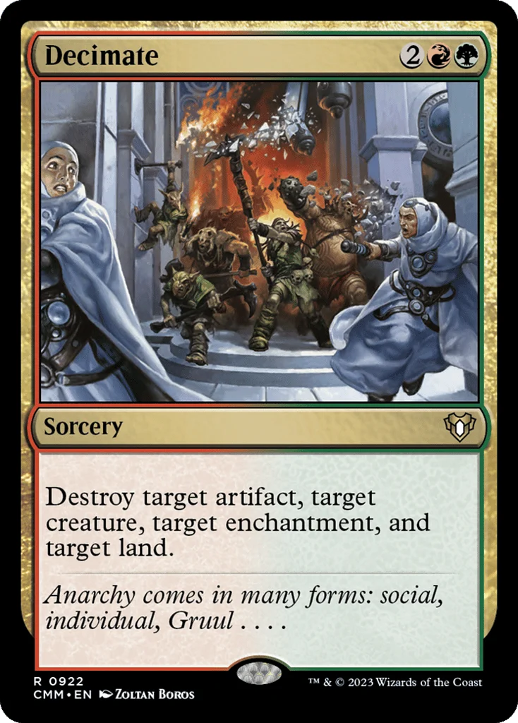 Decimate · Commander Masters