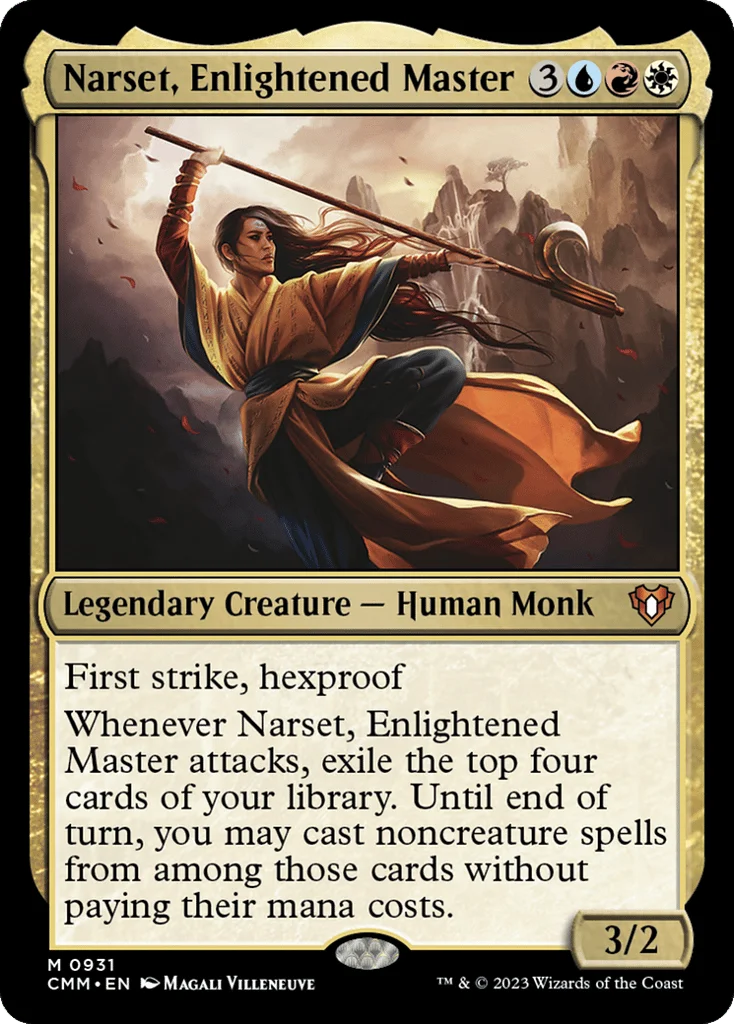 Narset, Enlightened Master · Commander Masters