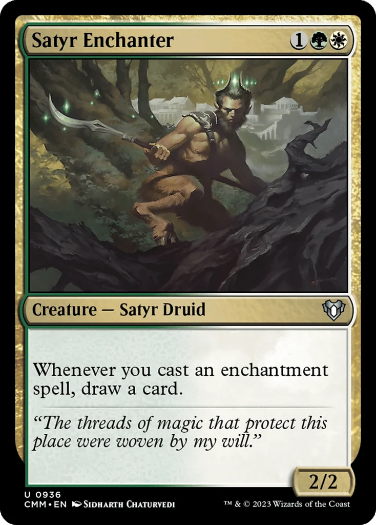 Satyr Enchanter · Commander Masters