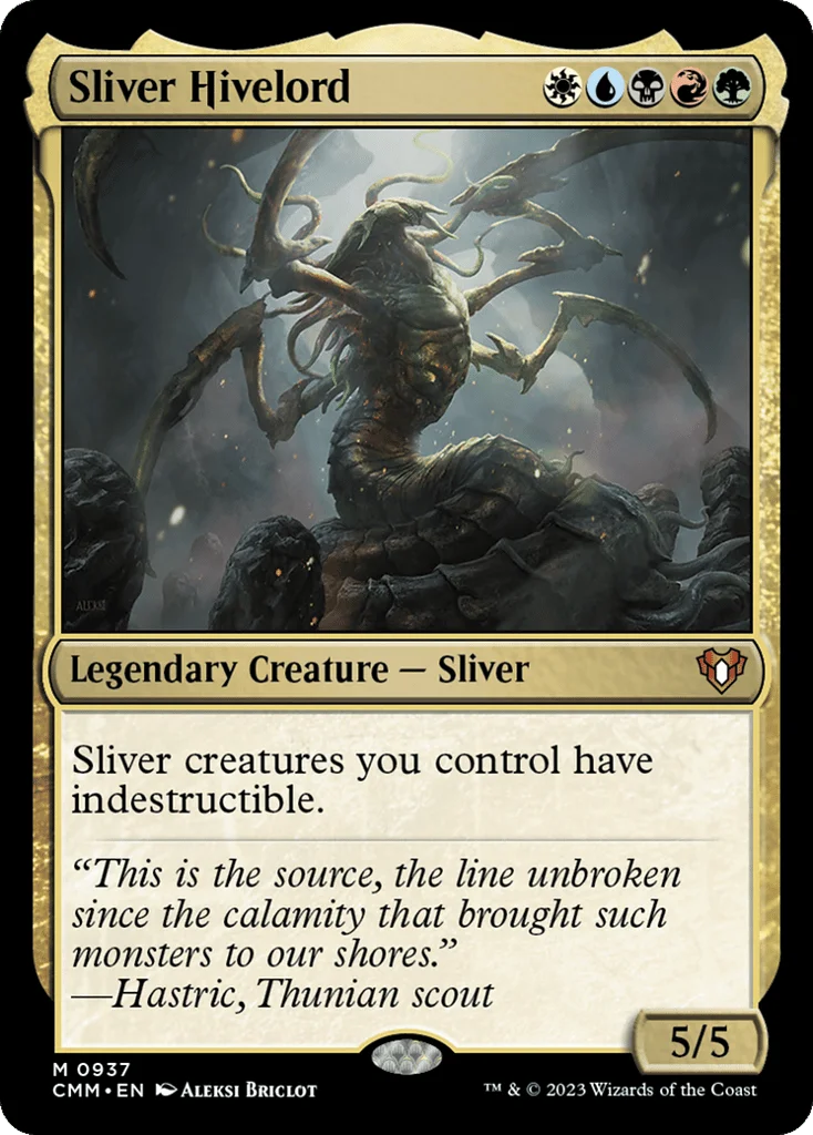 Sliver Hivelord · Commander Masters