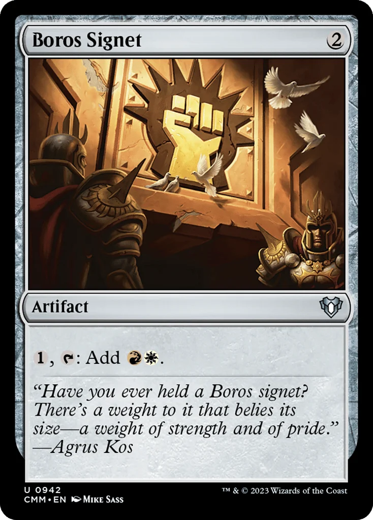 Boros Signet · Commander Masters