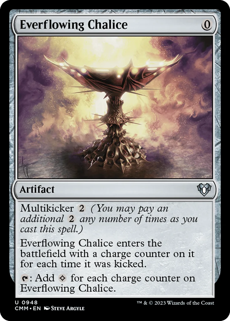 Everflowing Chalice · Commander Masters