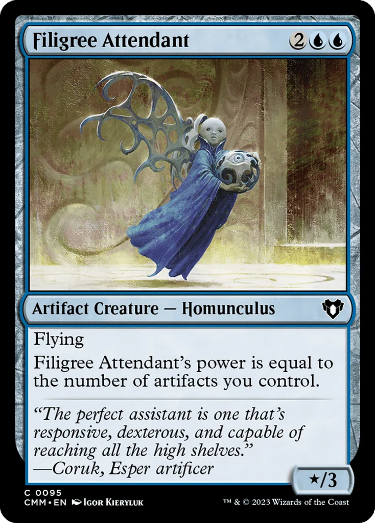 Filigree Attendant · Commander Masters