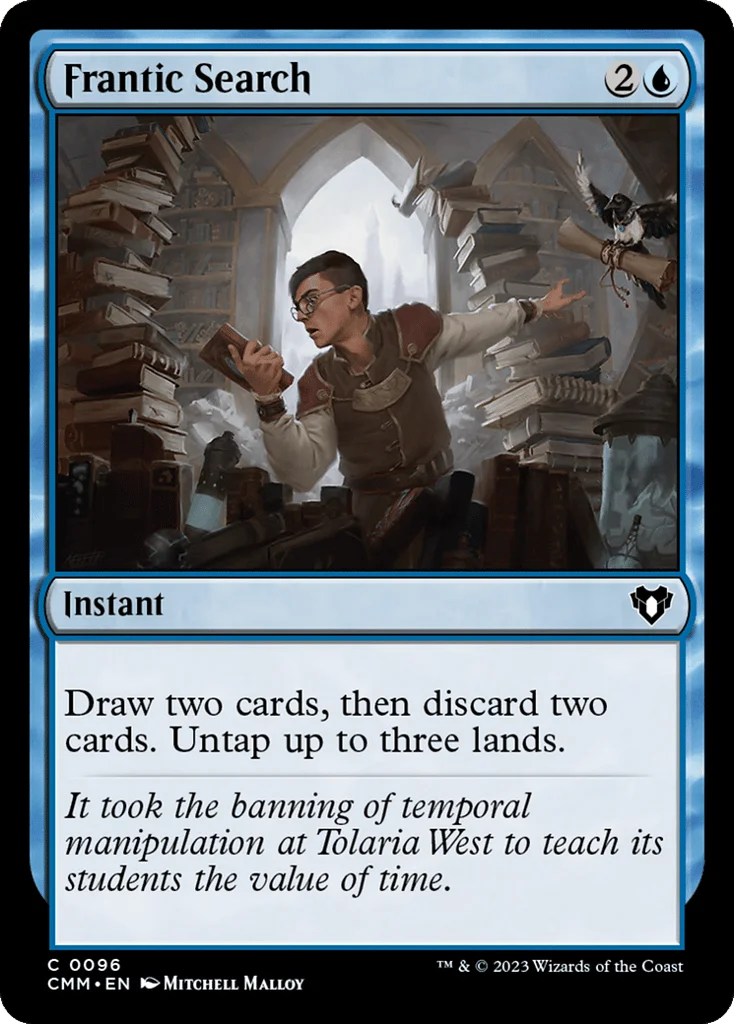 Frantic Search · Commander Masters