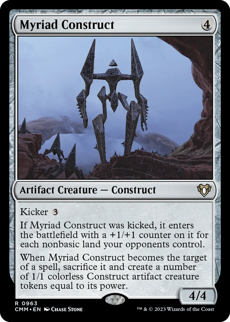 Myriad Construct · Commander Masters