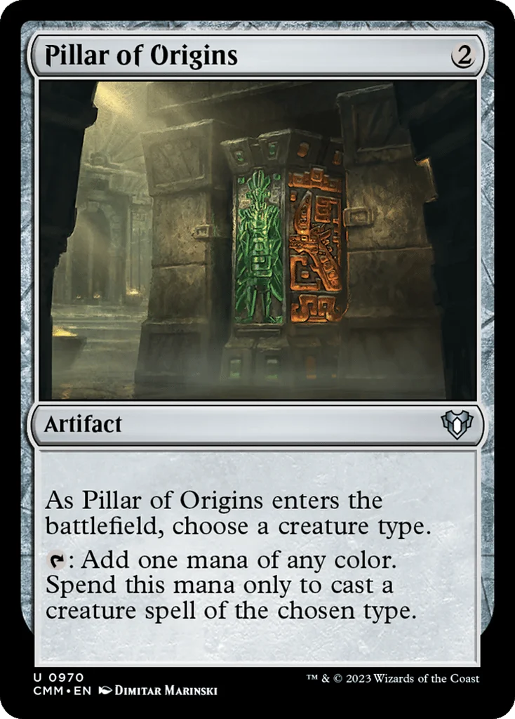Pillar of Origins · Commander Masters