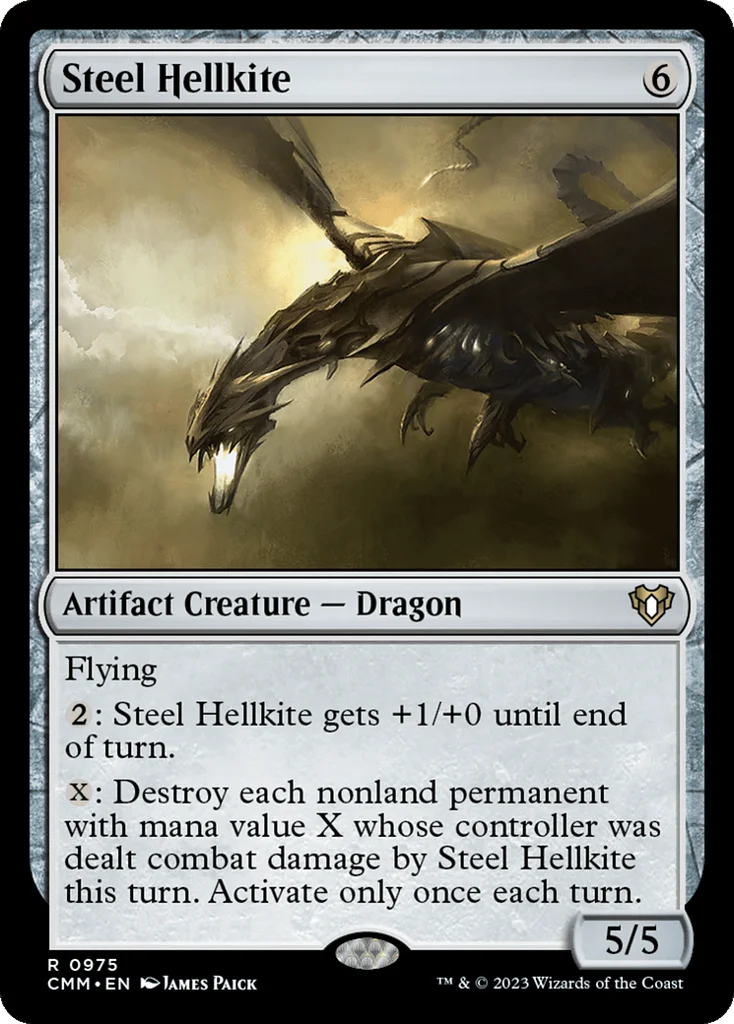 Steel Hellkite · Commander Masters