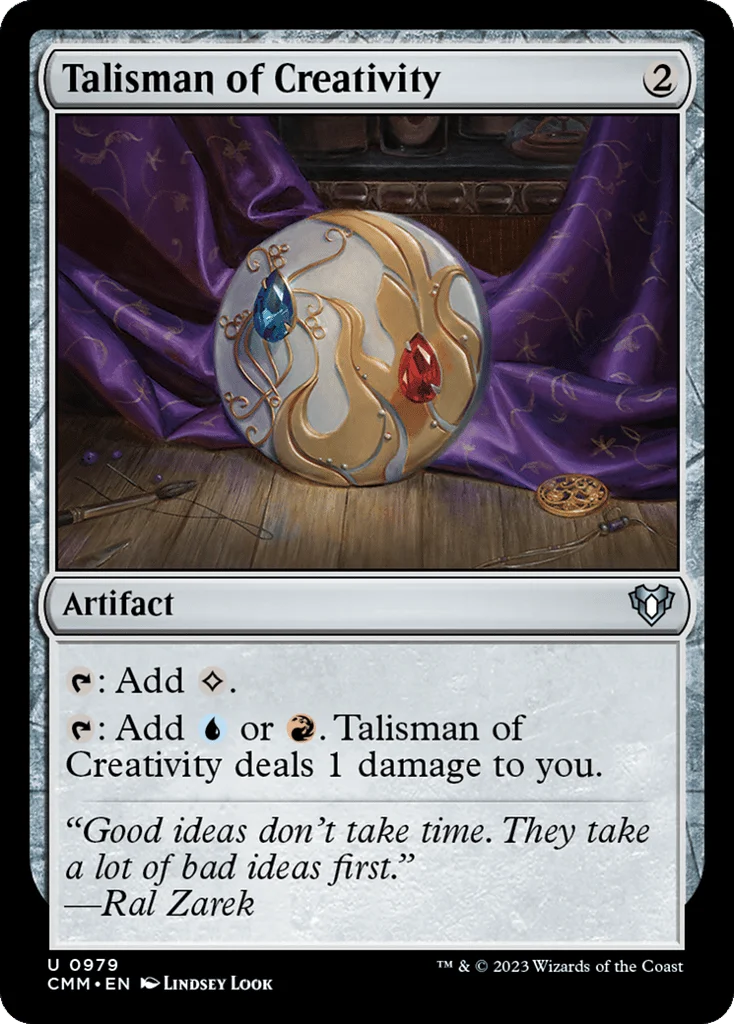 Talisman of Creativity · Commander Masters