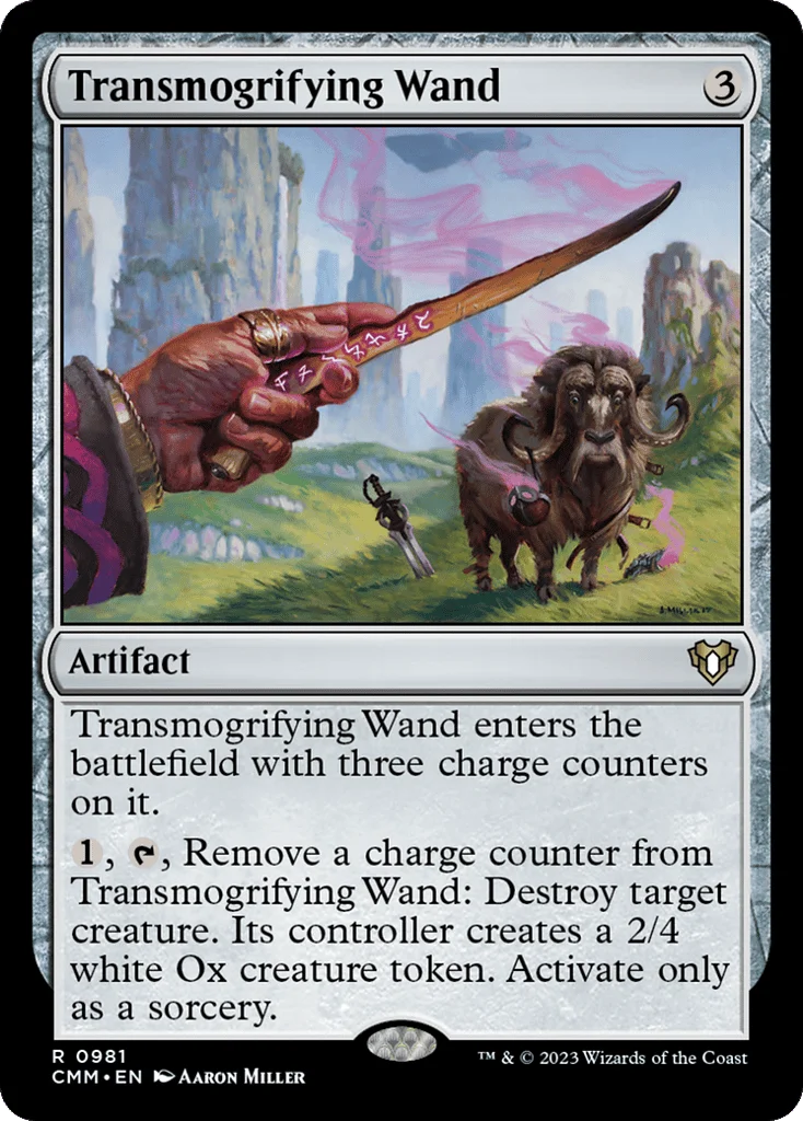 Transmogrifying Wand · Commander Masters