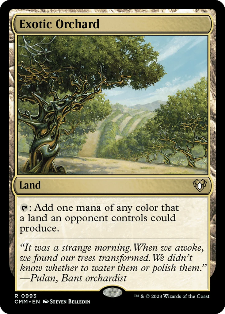 Exotic Orchard · Commander Masters
