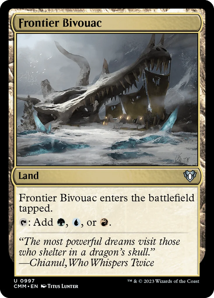Frontier Bivouac · Commander Masters