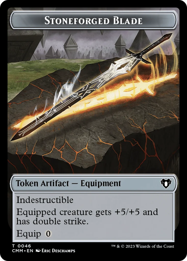 Stoneforged Blade · Commander Masters