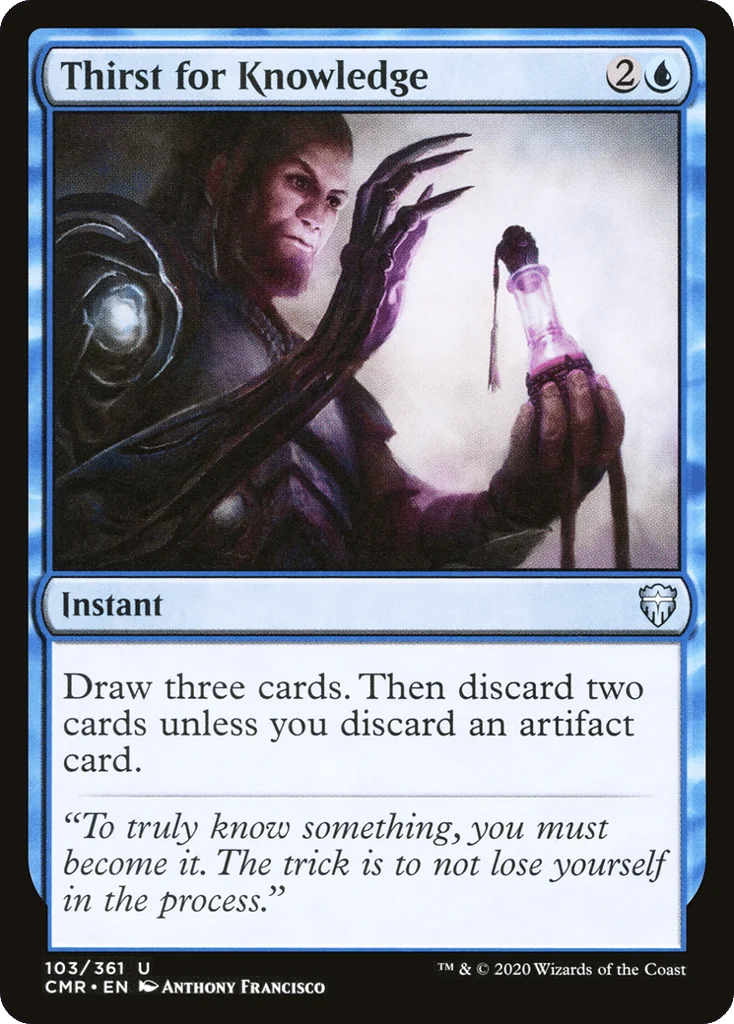 Thirst for Knowledge · Commander Legends