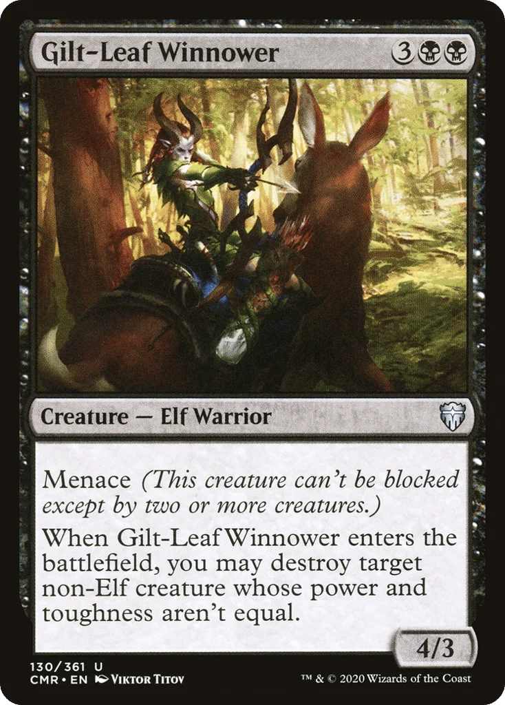 Gilt-Leaf Winnower · Commander Legends