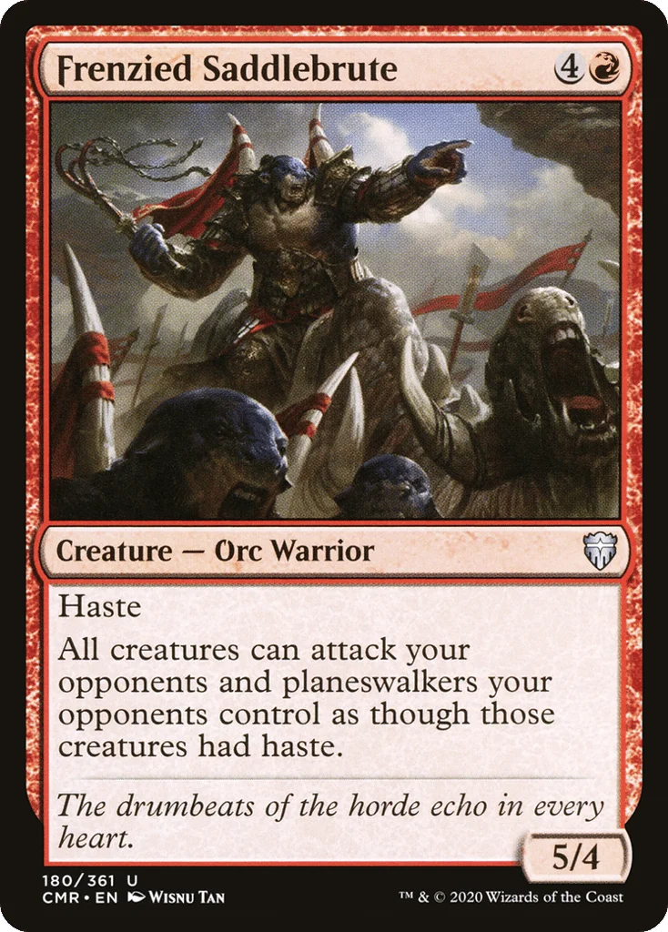 Frenzied Saddlebrute · Commander Legends