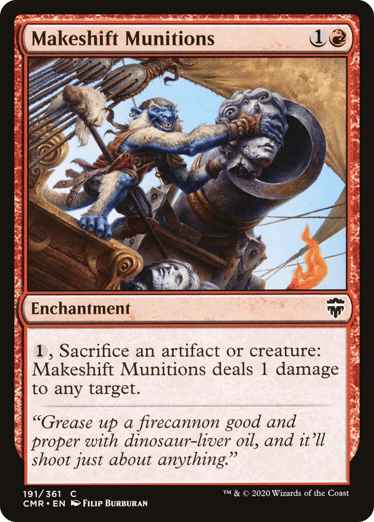 Makeshift Munitions · Commander Legends