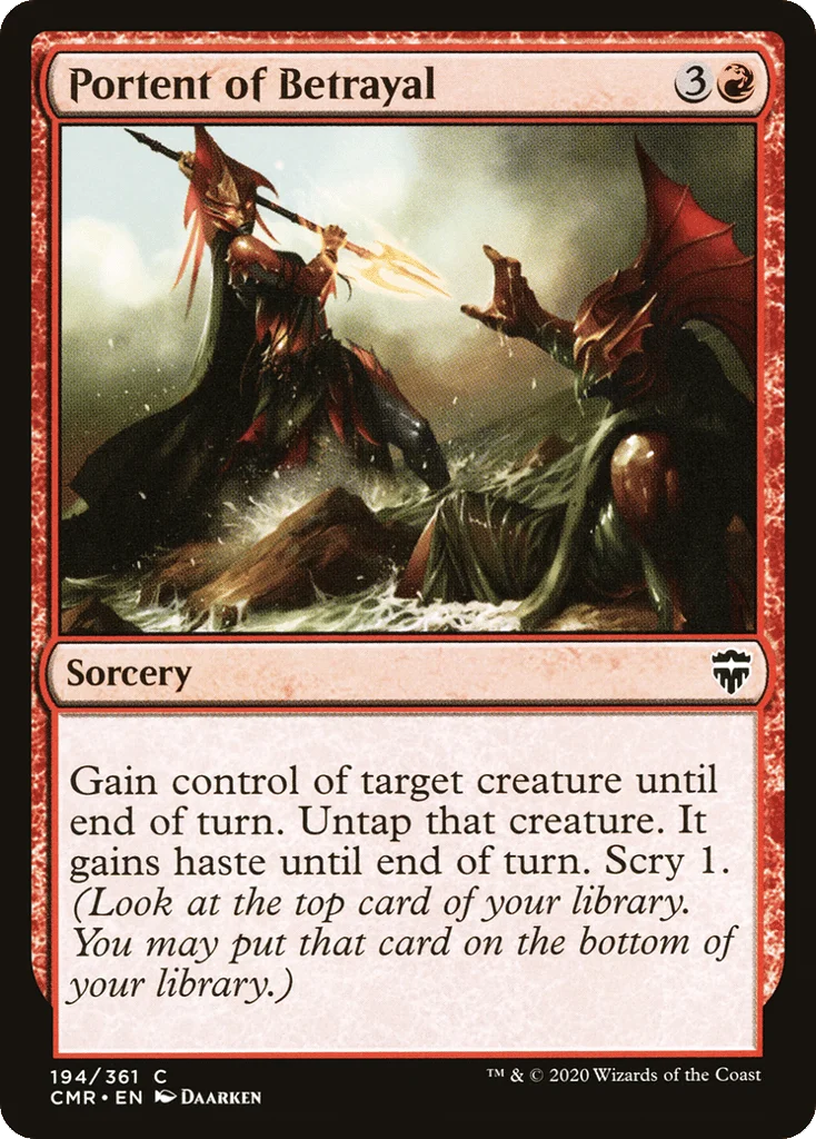 Portent of Betrayal · Commander Legends