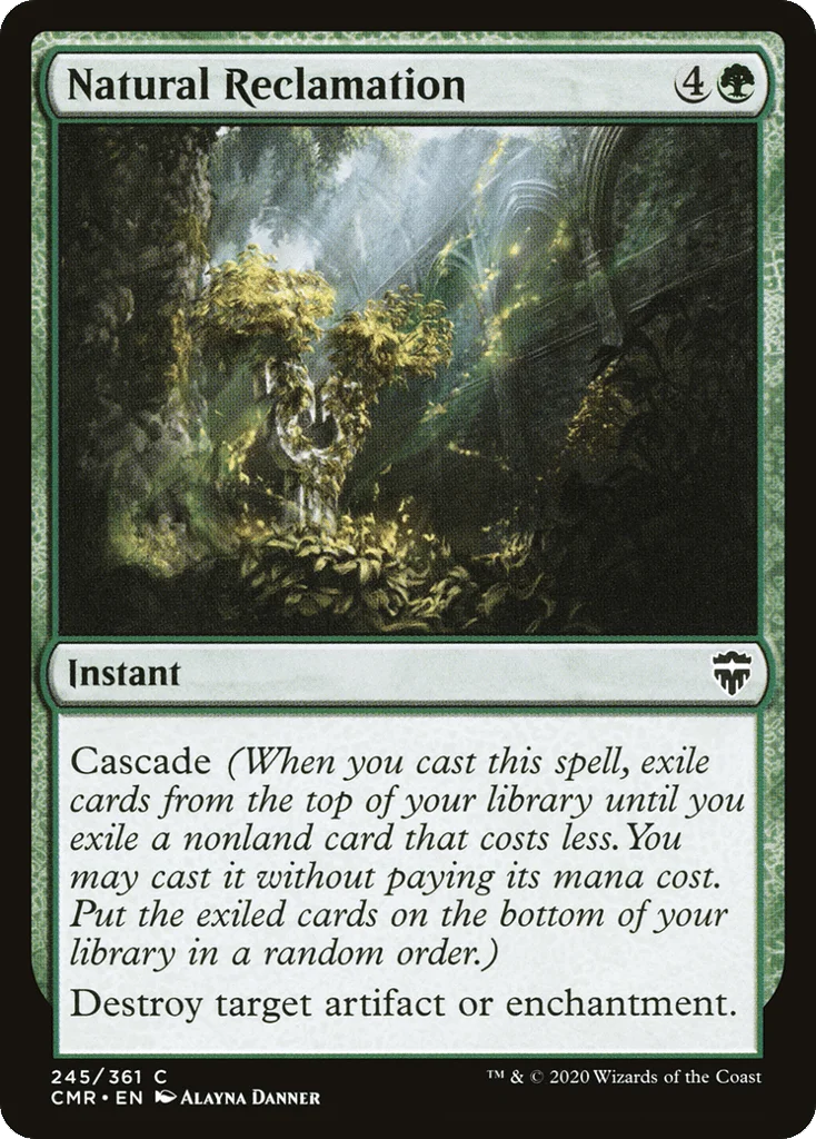 Natural Reclamation · Commander Legends