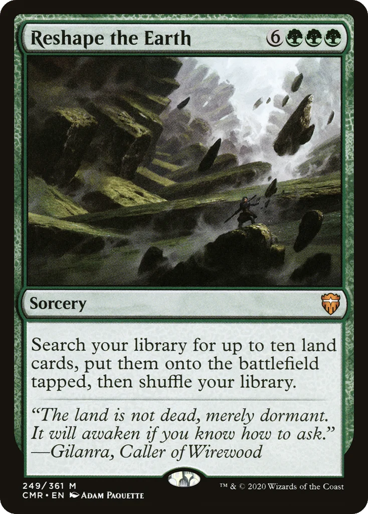 Reshape the Earth · Commander Legends