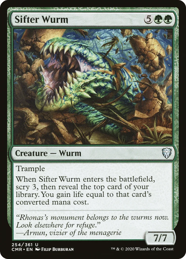 Sifter Wurm · Commander Legends