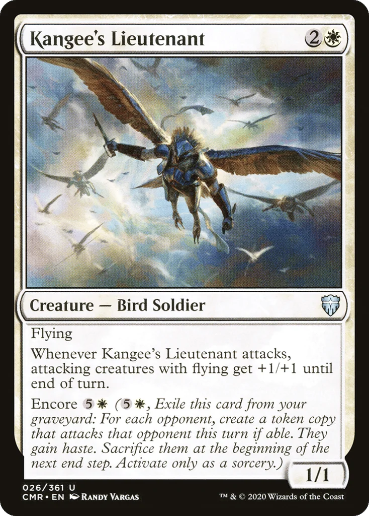 Kangee's Lieutenant · Commander Legends