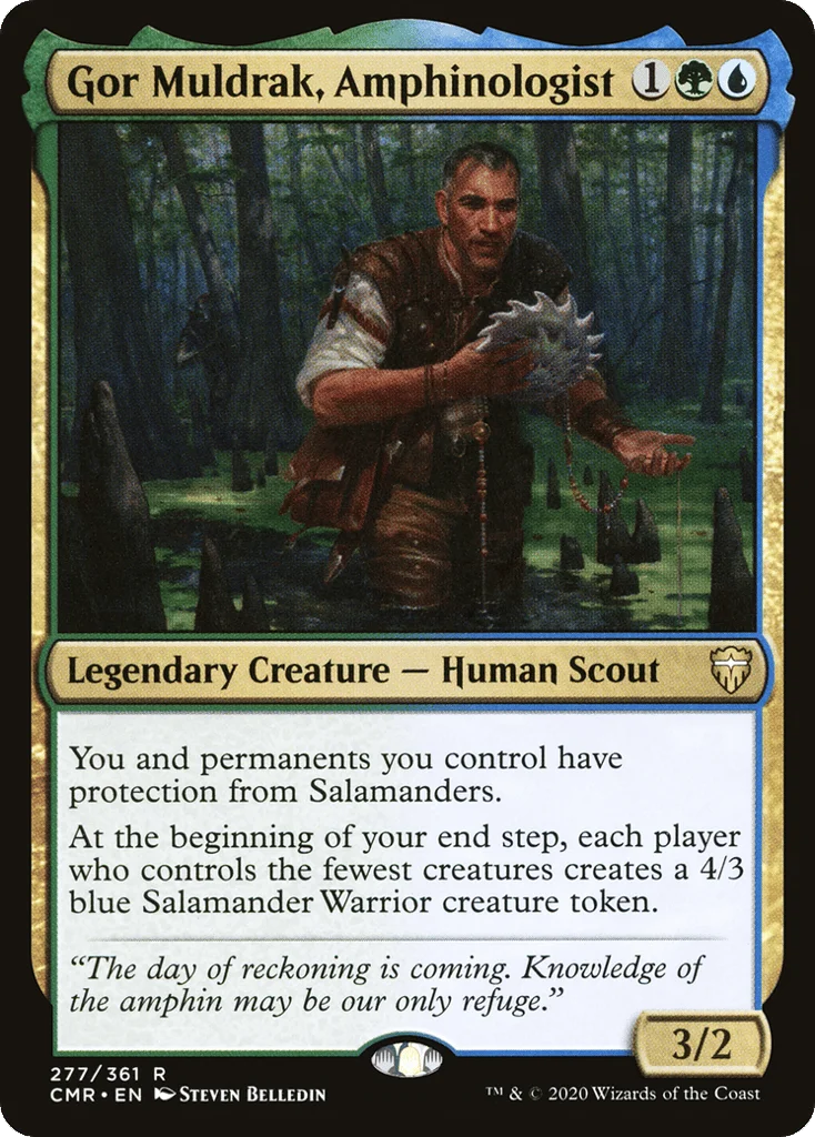 Gor Muldrak, Amphinologist · Commander Legends