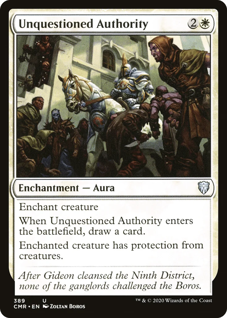 Unquestioned Authority · Commander Legends
