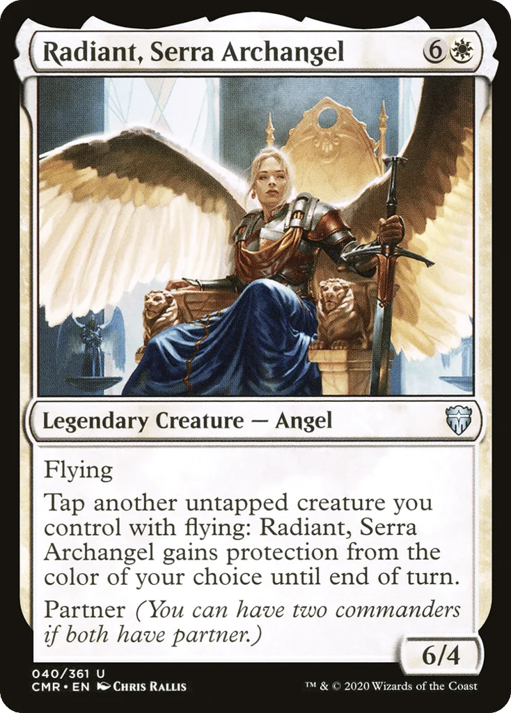 Radiant, Serra Archangel · Commander Legends