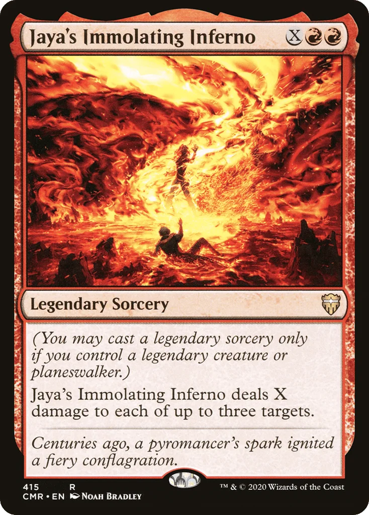 Jaya's Immolating Inferno · Commander Legends