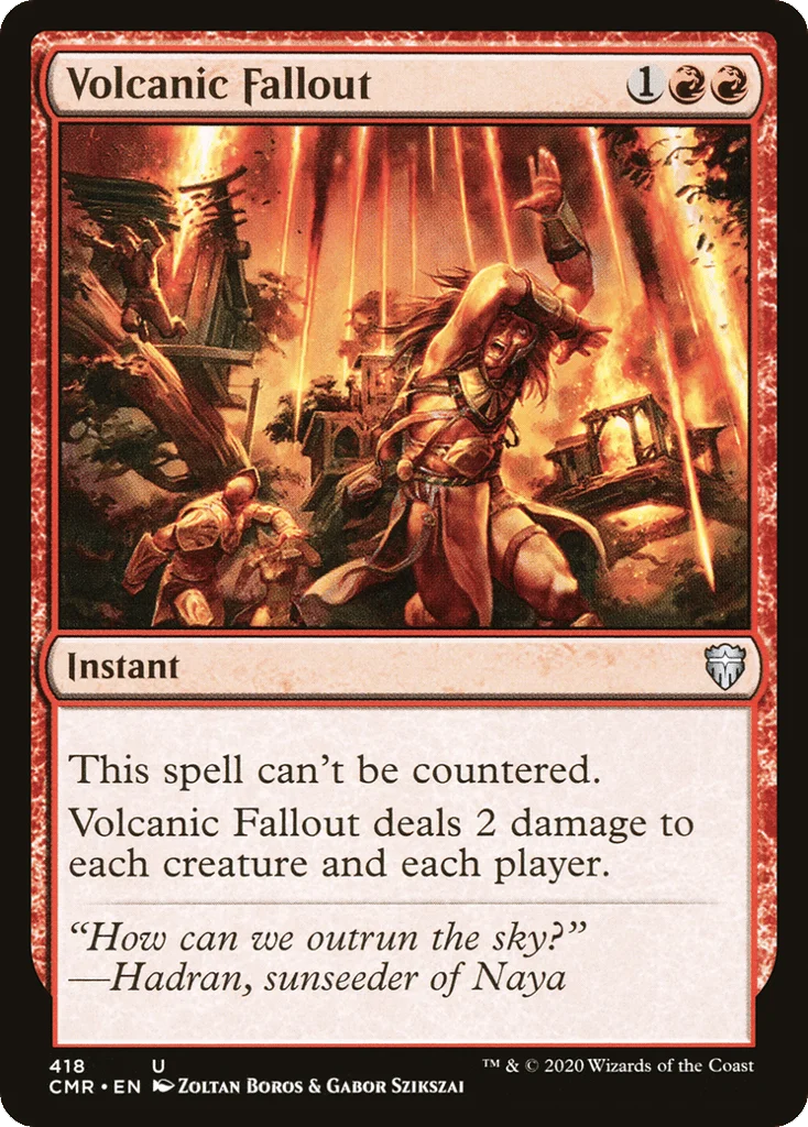 Volcanic Fallout · Commander Legends