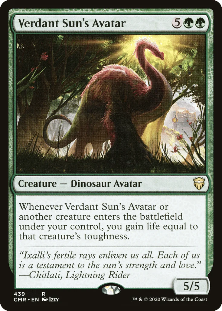 Verdant Sun's Avatar · Commander Legends