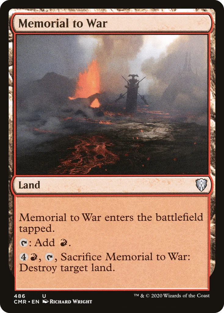 Memorial to War · Commander Legends