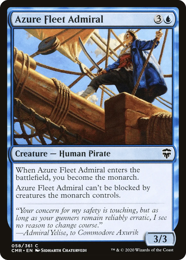 Azure Fleet Admiral · Commander Legends