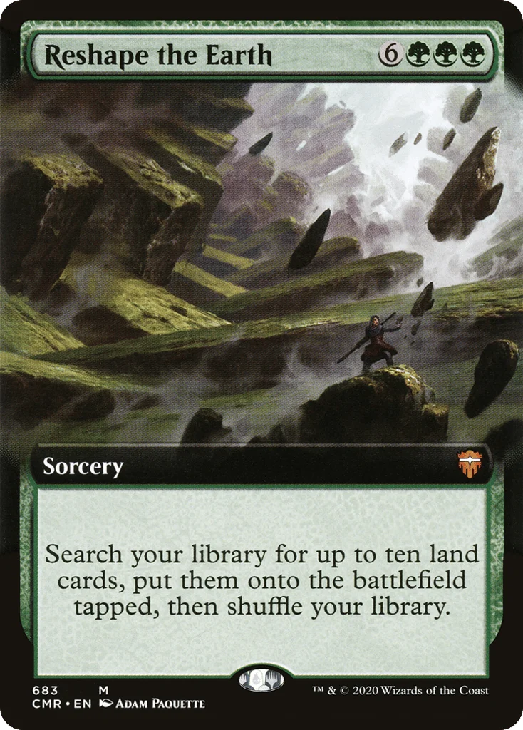 Reshape the Earth · Commander Legends